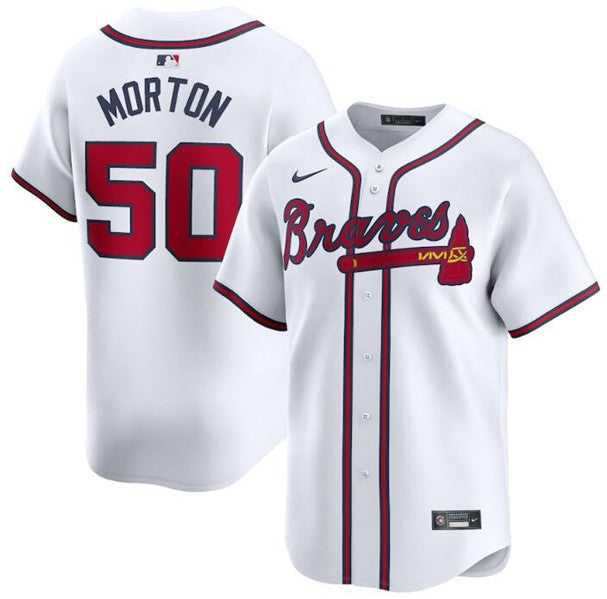 Charlie Morton Atlanta Braves white Limited jersey