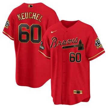 Dallas Keuchel Atlanta Braves red jersey
