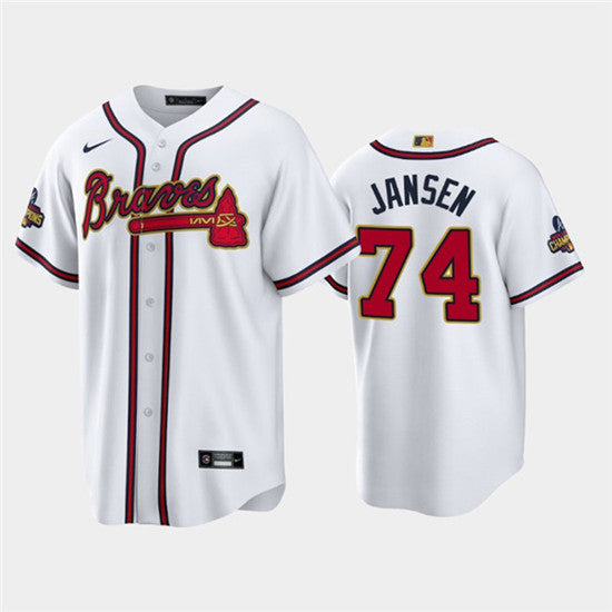 Kenley Jansen Atlanta Braves white jersey