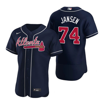 Kenley Jansen Atlanta Braves navy jersey