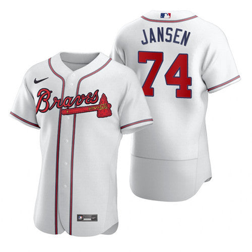 Kenley Jansen Atlanta Braves white jersey