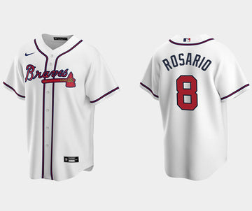 Eddie Rosario Atlanta Braves white jersey