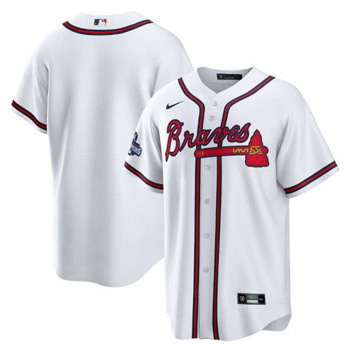 Custom Atlanta Braves white jersey