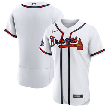 Custom Atlanta Braves white jersey