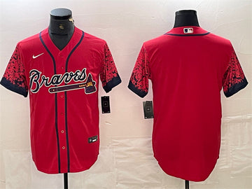 Custom Atlanta Braves red City Connect jersey