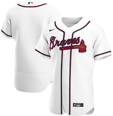 Custom Atlanta Braves white jersey