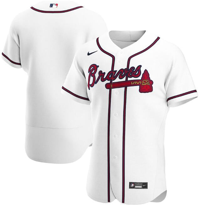 Custom Atlanta Braves white jersey