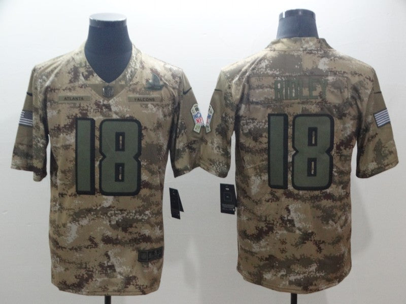 Calvin Ridley Atlanta Falcons camo Salute To Service jersey