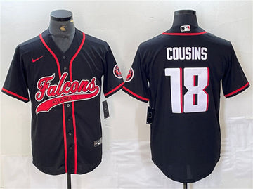 Kirk Cousins Atlanta Falcons black jersey