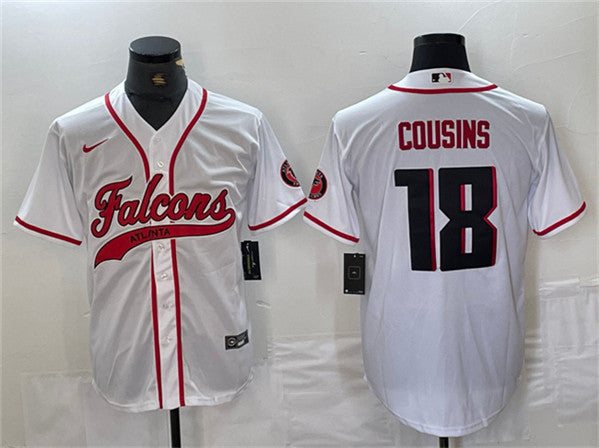 Kirk Cousins Atlanta Falcons white jersey