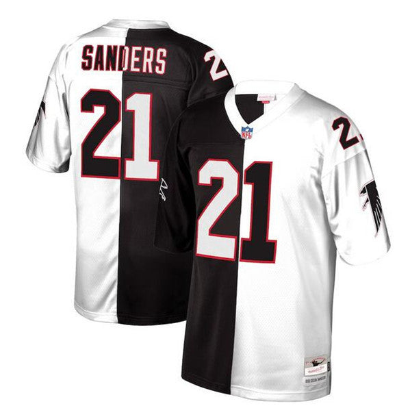 Deion Sanders Atlanta Falcons black Split jersey