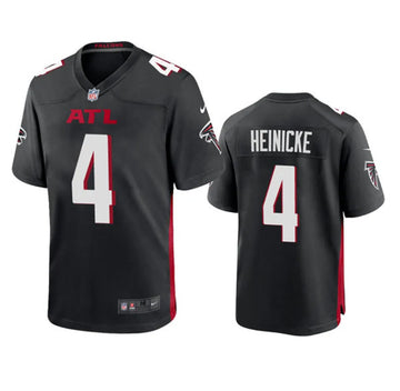 Taylor Heinicke New Atlanta Falcons black Game jersey