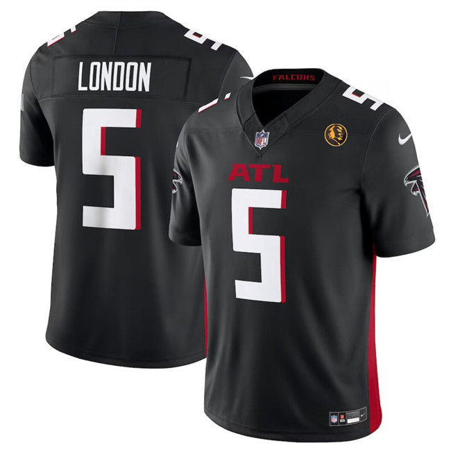 Drake London Atlanta Falcons black Vapor jersey