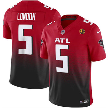 Drake London Atlanta Falcons red Vapor jersey