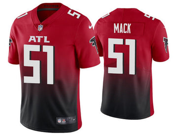 Alex Mack Atlanta Falcons red Vapor jersey