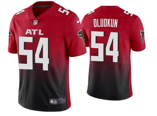 Foyesade Oluokun Atlanta Falcons red Vapor jersey