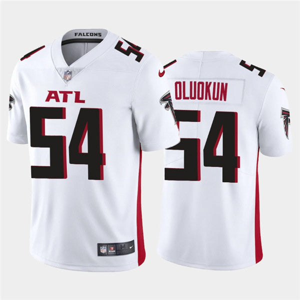 Foyesade Oluokun Atlanta Falcons white Vapor jersey