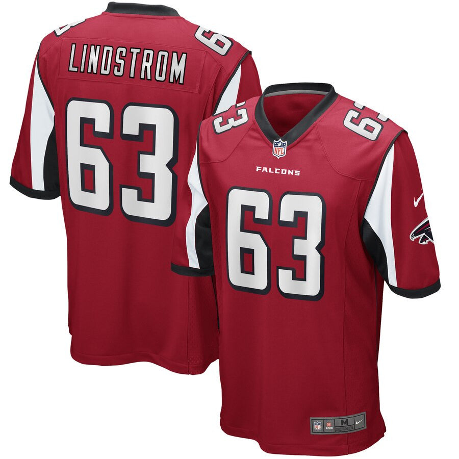 Chris Lindstrom Atlanta Falcons red Game jersey