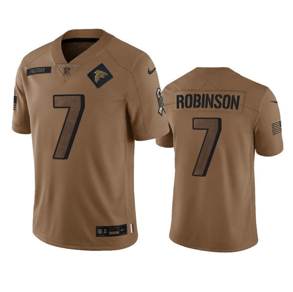 Bijan Robinson Atlanta Falcons brown Limited jersey