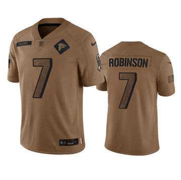 Bijan Robinson Atlanta Falcons brown Limited jersey