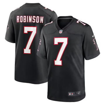 Bijan Robinson Atlanta Falcons black Game jersey