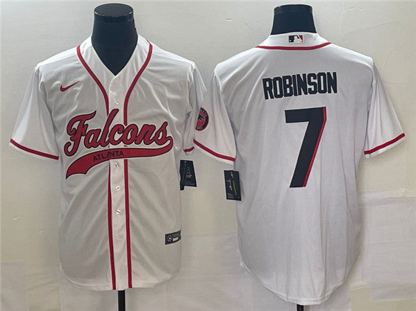 Bijan Robinson Atlanta Falcons white jersey