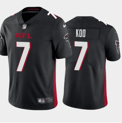 Younghoe Koo New Atlanta Falcons black Vapor jersey