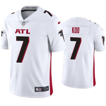 Younghoe Koo New Atlanta Falcons white Vapor jersey