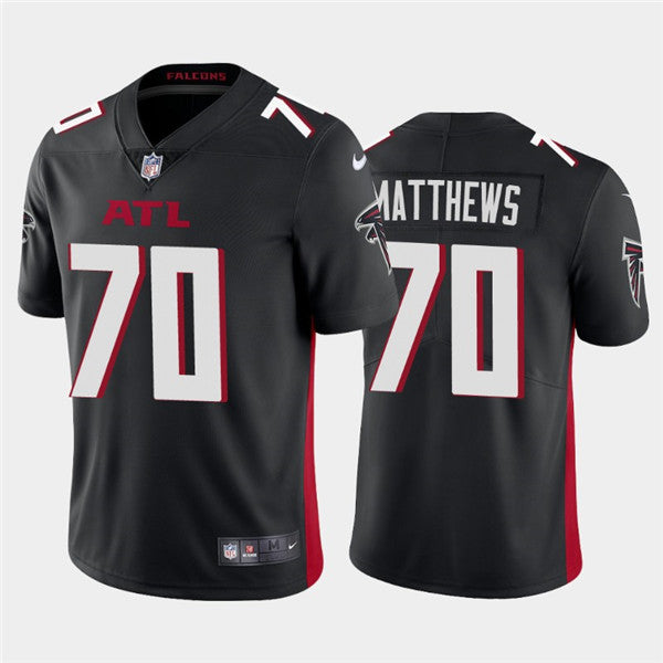 Jake Matthews Atlanta Falcons black Vapor jersey