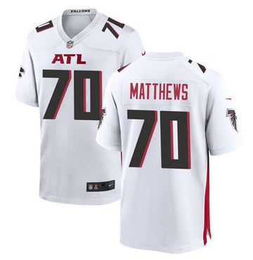 Jake Matthews Atlanta Falcons white Game jersey