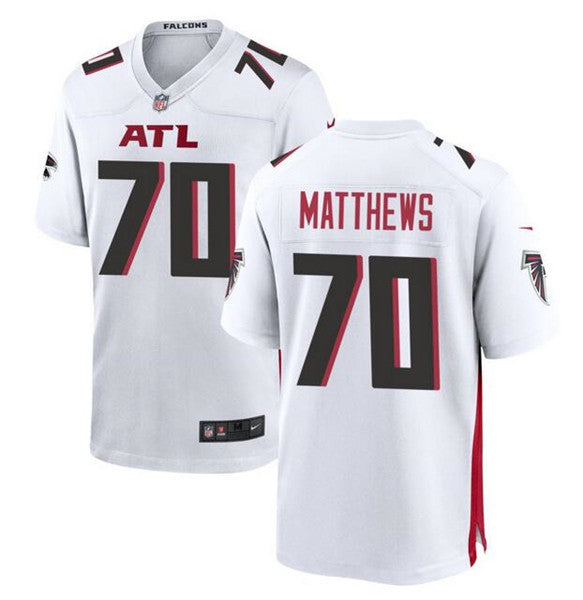 Jake Matthews Atlanta Falcons white Game jersey