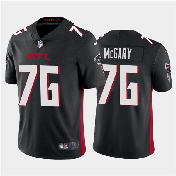 Kaleb McGary Atlanta Falcons black Vapor jersey