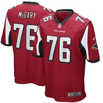 Kaleb McGary Atlanta Falcons red Game jersey