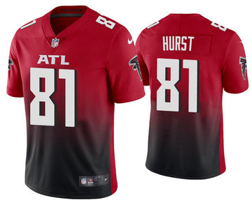 Hayden Hurst Atlanta Falcons red Vapor jersey