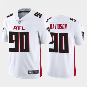 Marlon Davidson Atlanta Falcons white Vapor jersey