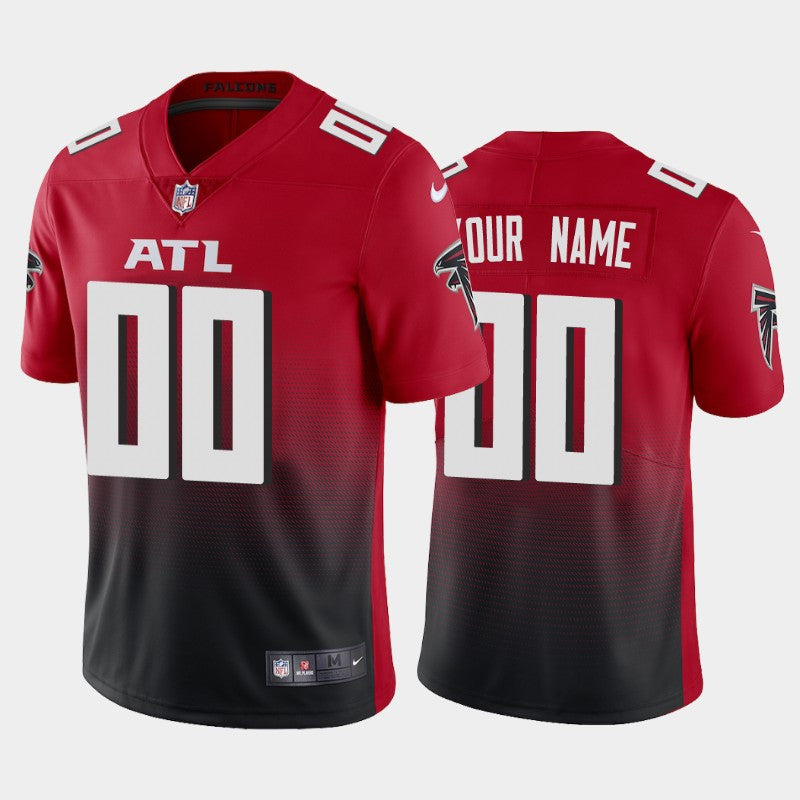 Custom Atlanta Falcons red Vapor jersey