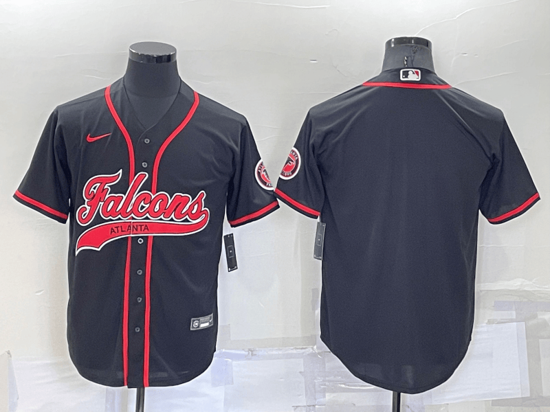 Custom Atlanta Falcons black jersey