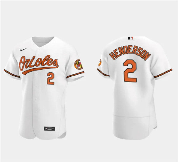 Gunnar Henderson Baltimore Orioles white jersey
