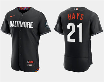 Austin Hays Baltimore Orioles black City Connect jersey