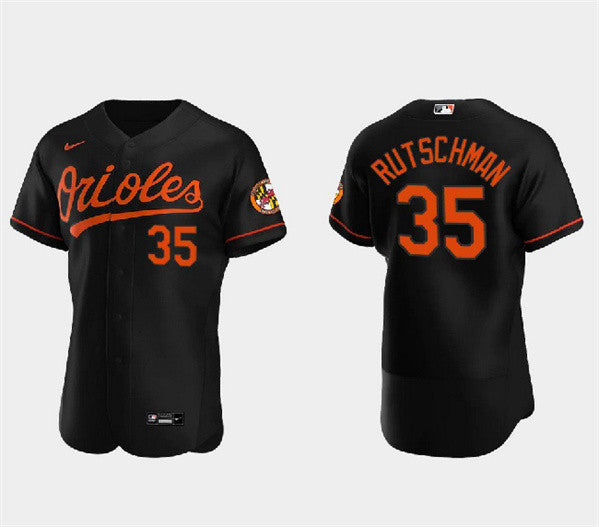 Adley Rutschman Baltimore Orioles black jersey