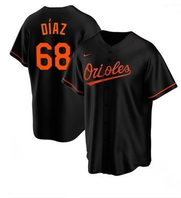 Lewin Díaz Baltimore Orioles black jersey