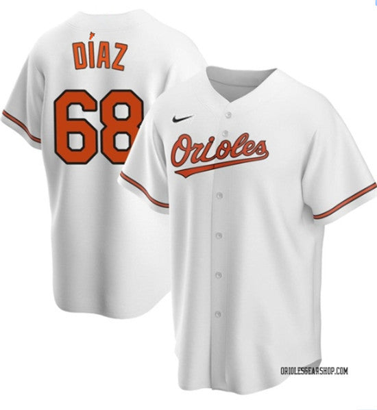 Lewin Díaz Baltimore Orioles white jersey