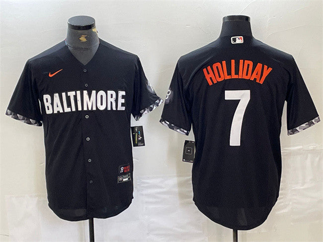 Jackson Holliday Baltimore Orioles black City Connect jersey