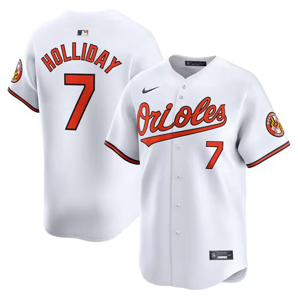 Jackson Holliday Baltimore Orioles white Limited jersey