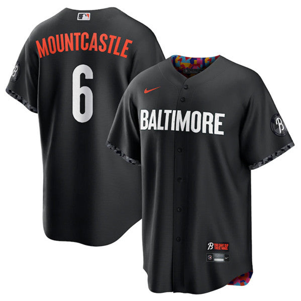 Custom Baltimore Orioles black City Connect jersey