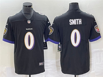 Roquan Smith Baltimore Ravens black Vapor jersey