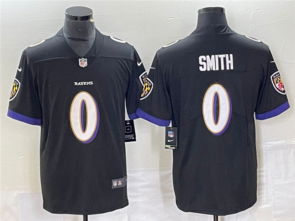 Roquan Smith Baltimore Ravens black Vapor jersey