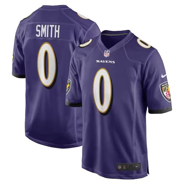 Roquan Smith Baltimore Ravens purple Game jersey