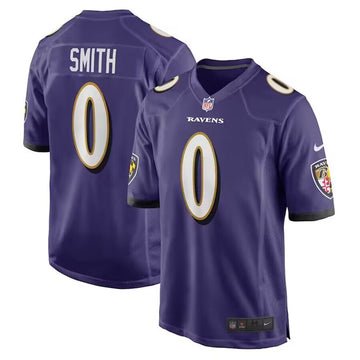 Roquan Smith Baltimore Ravens purple Game jersey