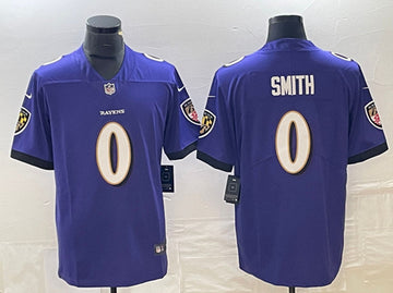 Roquan Smith Baltimore Ravens purple Vapor jersey